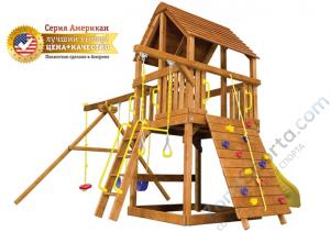 Детская игровая площадка Rainbow Play Systems Американ Клубхаус II (American Clubhouse Package II WR )