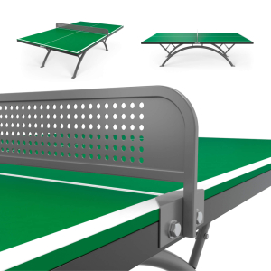 Антивандальный теннисный стол Unix Line 14 mm SMC (Green/Grey)