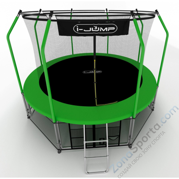 Батут i-Jump Elegant 12ft green