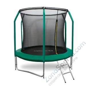 Батут Oxygen Fitness Premium 8 ft inside (Dark green)