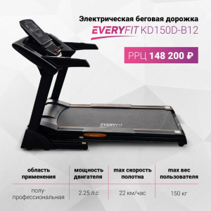 Беговая дорожка Everyfit KD150D-B12