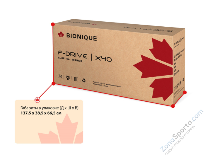 Эллиптический тренажер Bionique F-Drive X40