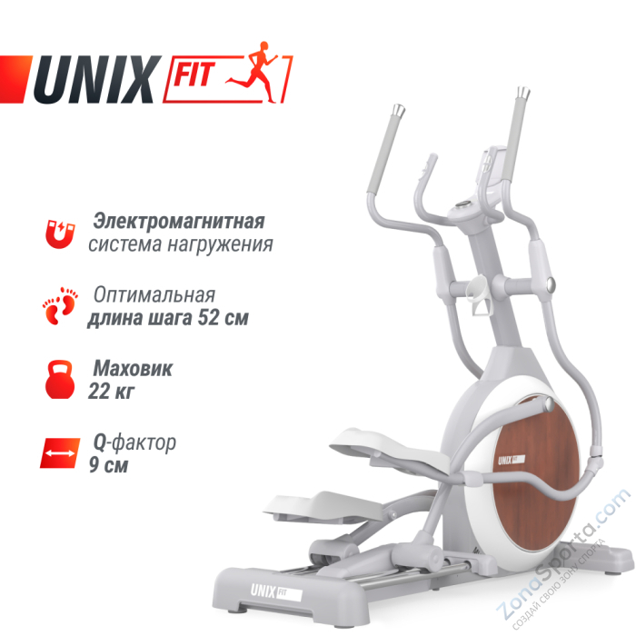 Эллиптический тренажер Unix Fit MV-850 (Auto Incline) Wood