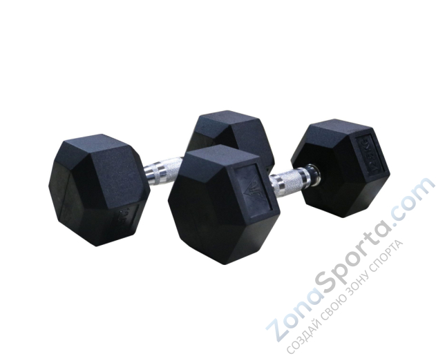Гантели гексагональные 2 шт. по 32.5 кг DFC DB001-32.5