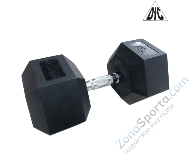 Гантели гексагональные 2 шт. по 37.5 кг DFC DB001-37.5