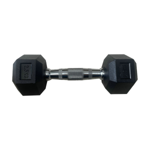 Обрезиненная гексагональная гантель INEX Hex Dumbbell 4 кг