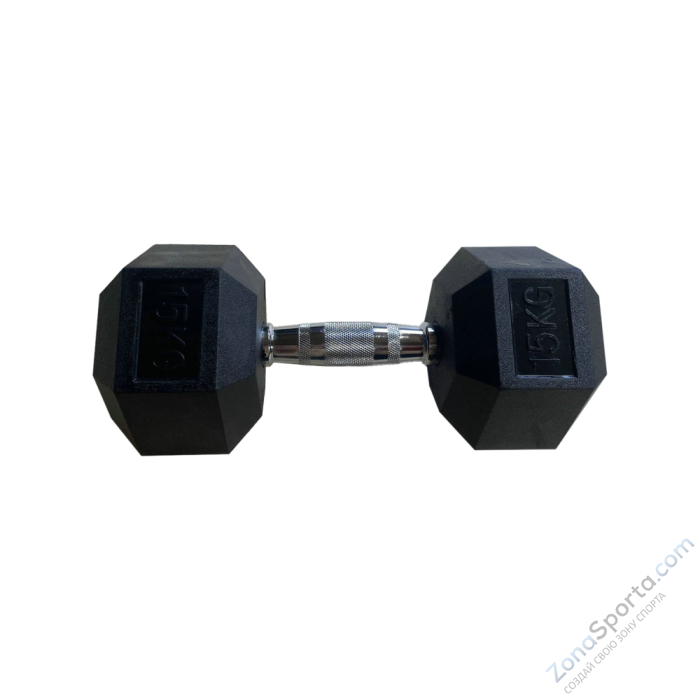 Обрезиненная гексагональная гантель INEX Hex Dumbbell 1 кг
