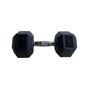 Обрезиненная гексагональная гантель INEX Hex Dumbbell 1 кг