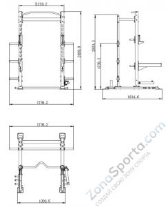 Силовая рама Hasttings Digger HD018-6