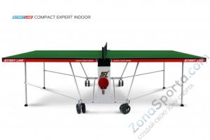 Теннисный стол Start Line Compact Expert Indoor green