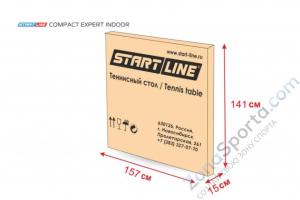 Теннисный стол Start Line Compact Expert Indoor green